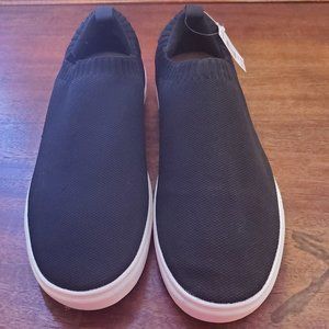 Torrid Black Stretch Knit Slip On Sneaker 9.5WW